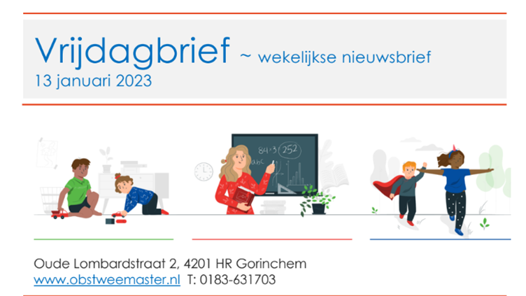 Weekbrief tweemaster De Tweemaster basisschool